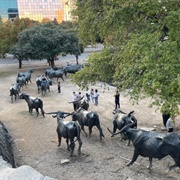 Pioneer Plaza Cattle Drive