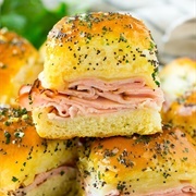 Ham Cheese Slider Hawaiian Roll