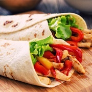 Chicken Red Pepper Wrap