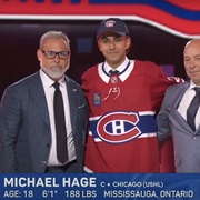 Michael Hage (Canadian) - 21st Overall Draft Pick 2024 by the Montreal Canadiens