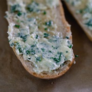 Sourdough Bread With Garlic and Herb Cream Cheese