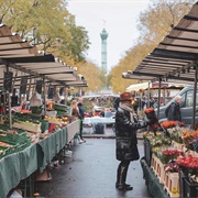 Marché Bastille, Paris, France