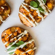 Squash Toast With Smoky Onion Jam