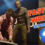 The FASTEST WRITER IN THE WORLD