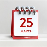 March 25