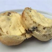 Homemade Fruit Scones With Butter