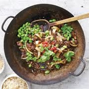 Beef and Edamame Stir Fry