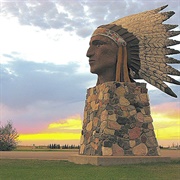 The Indian Head Statue