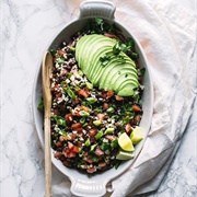 Mexican Style Rice and Avocado Salad