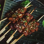 Peanut Butter and Miso Tempeh