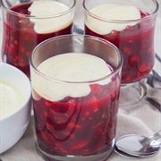 Rote Grütze With Vanilla Sauce