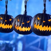 Halloween Lights (Jack-O'-Lanterns Black)
