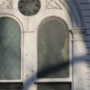Face in the Window at St. Paul's Church
