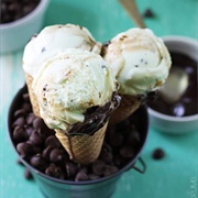 Mint Fudge Ripple Ice Cream