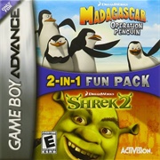 2 Games in 1: Madagascar: Operation Penguin + Shrek 2