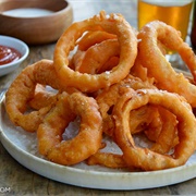 Battered Onion Rings