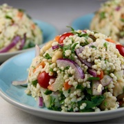 Couscous Salad With Peppers and Onion