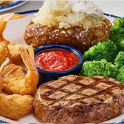 Surf & Turf Walt's Favorite Shrimp & 6 Oz. Filet Mignon