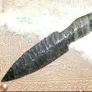 Obsidian Ritual Knife