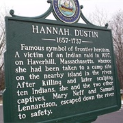Hannah Dustin Memorial Statue