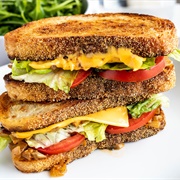 Shredded Lettuce Grilled Cheese