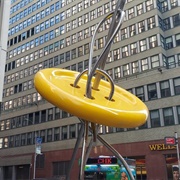 Giant Needle and Button, NYC