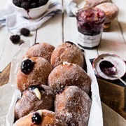 Blueberry Custard Donut