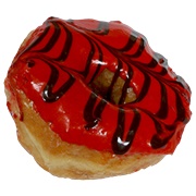 Fudge Swirl Drizzle Donut