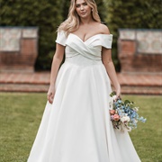 Crisscross Off-The-Shoulder Neckline