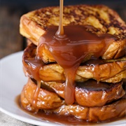 Salted Caramel Drizzle French Toast