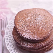 Lemon and Chocolate Cornbread Pancakes