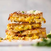 Korean Corn Cheese Grilled Cheese