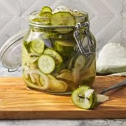 Homemade Pickled Onion & Cucumber