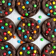 Chocolate M&M Cookie