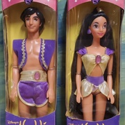 1993 Disney Water Jewel Magic Aladdin and Jasmine