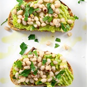 White Bean and Avocado Toast