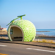 Fruit-Shaped Bus Stops, Isahaya