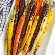 Roasted Rainbow Carrots