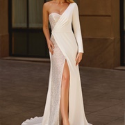 Mixed Fabrics, Textures Wedding Dress