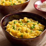 Saffron and Pea Risotto