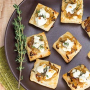 Cheesy Herb Pastry Bites