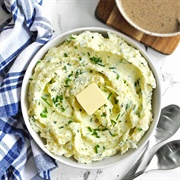 Sour Cream & Chive Mashed Potatoes