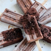 Vanilla, Chocolate, and Oreo Popsicle