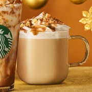 Butter Caramel Mille-Feuille Latte