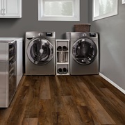 Wood Floor in Laundry Area