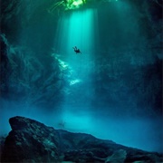 "The Pit" - A Cenote in Tulum Mexico