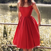 Taffeta Dress