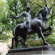 Paul Revere Midnight Ride Statue, Boston