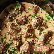 Slow-Cooked Beef Stroganoff