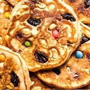 Pancakes With Trail Mix